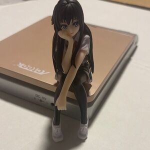 Anime Girl Yukon Yukinoshita Figurine with Black and White Outfit